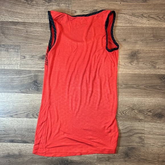 Copper Key Orange Tank Top with Bow - Picture 2 of 4